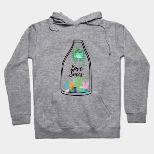 Cute colorful Succulents Garden Hoodie